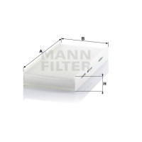 Фильтр салона MANN-FILTER CU 3847